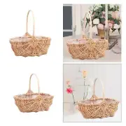 Storage Basket Fruit Basket Flower Basket Picnic Basket Wicker Basket with