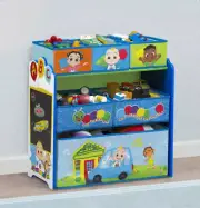 CoComelon Design & Store 6 Bin Toy Storage Organizer 13651
