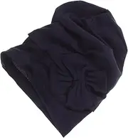 [Yardenfun] Bow Turban Hat Witch Hat for Women Caps for Women Hat Women Fashion Hats Turbans for Women Turban Hats Women Hijab Headwear Women Hat Costume Hats Cap for Women Rave Hat Polyester