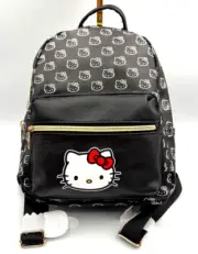 Sanrio Hello Kitty Mini Backpack Purse Faux Leather Carry All Travel Bag