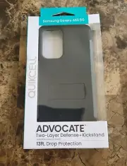 Samsung Galaxy A53 5g [quikcell advocate] Black Kickstand Case