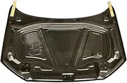 A3 Carbon Fiber FRP front engine hood bonnet Covers Compatible For Audi A3 S3 Rs3 Car Body Kit 13-19(Full Carbon)