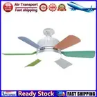 LF# 40W Ceiling Fans Lamp with Remote Control E27 LED Fan Lamp for Home (Colourf