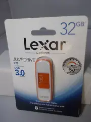 NOS Lexar 32 GB JumpDrive S75 USB 3.0 USB Stick Flash Drive Sealed Free S&H