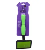 Wags & Wiggles Silky Slicker Brush for Medium to Long Dog Coats 2.8" L