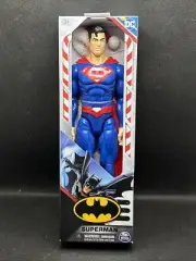 DC UNIVERSE Christmas Holiday 12" SUPERMAN FIGURE With Santa Hat