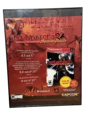 Devil May Cry 3 Special Edition PS2 Glossy Promo Ad Poster framed