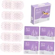 Baluue 5 Pcs Hot Compress Eye Mask Steam Eye Patches for Sleep Moisturizing Relief for Fatigue Dark Circles