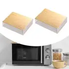Microwave Oven Rack Countertop Organizer Utensils Storage Counter Shelf