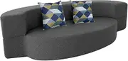 Removable Lounge Chair: The Lounge Chair can be Placed on The Right or Left Side, Making it Suitable for Smaller Spaces. It Provides
