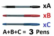 3x CHOOSE YOUR MIX Pilot BPS GP Ball Point PEN XF Fine Medium 0.5 0.7 1.0 1.6 mm