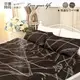 MiNiS 原創空間 黑 雙人特大6*7尺薄床包美式枕套三件組 100%精梳棉 台灣製 TWB04