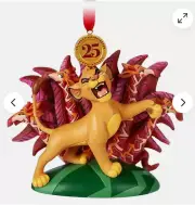 2019 SIMBA 25th Anniversary Disney Sketchbook Ornament NIB