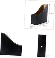 MAGICLULU 5 Pack Paper File Rack Storage Magazine Holder Paper Desk Organizer Labels for Office Home Student Dormitory