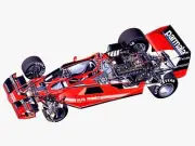 Cars formula one sport cutaway technical brabham bt46 Desk Mat Stitched