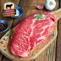 在飛比找ETMall東森購物網優惠-【豪鮮牛肉】頂級熟成安格斯Prime霜降沙朗牛排6片(400