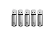 Silicon Power 128GB Marvel M02 USB 3.0 Flash Drive - Silver (5-Pack)