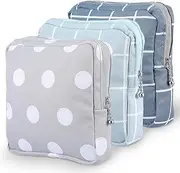 YUXIANLB Period Bag Sanitary Napkin Storage Bag Period Kit Purse Organizer Pouches 3Pcs Period Pouch Reusable Portable Menstrual Pads Bags Feminine Care For Sanitary Pad Wipes Period Tracker And More