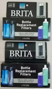 4 Brita Bottle Replacement Filters for Hard-Sided & Sport Bottles BB06