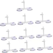 10PCS Fish Tank Divider Clips Water Resistant Plate Clip with Suction Cup for Aquarium Separation and Airline Tubing Fixing