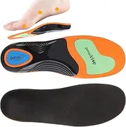 [Generic] Foot Support Inserts | Flat Foot Support Insoles,Anti-Fatigue Shoe Insert Cuttable Sneaker Cushion for Travel Athletes Running Standing Hiking Women Commuting Sports Men