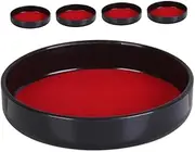 ibasenice 5pcs Dice Cup Bottom Holder Dice Shaker Tray Dice Cup Base Replacement Dice Cup Bottom Stand Dice Shaker Bottom Lid Dice Cup Bottom Holder