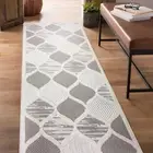 Laurus Indoor/Outdoor Runner Rug 2'x8' Gray - Sleek and Durable Design
