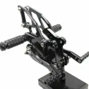 BLACK CNC Rearset Rear Set Footpegs Kawasaki Ninja 250R 300 EX300 2013 2014 15