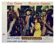 Unconquered Lobby Card Gary Cooper Paulette Goddard 1947 Old Movie Photo