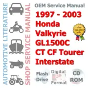 1997-2003 Honda Valkyrie GL1500C CT CF Tourer Interstate Complete Service Manual