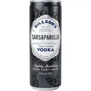 Billson's Sarsaparilla Vodka Mixed Drink 355mL