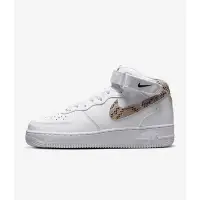 在飛比找Yahoo奇摩購物中心優惠-NIKE WMNS AIR FORCE 1 07 MID 豹