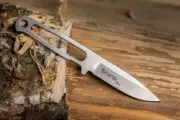 Kizlyar Supreme Sturm mini knife AUS-8 Stonewash Leather sheath