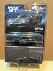 1/64 MINI GT MIJO EXCLUSIVES LAMBORGHINI AVENTADOR SVJ ROADSTER GRIGIO TELESTO