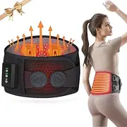 Heating Pad for Back - Cordless Heating Pad for Back Pain Relief,Portable Lower Back Massager,Back Massaager with Heat,Gifts for Women Men Mom Dad