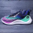 UNDER ARMOUR Curry Flow 10 Low Basketball Shoes Mens 13 Northern Lights Purple