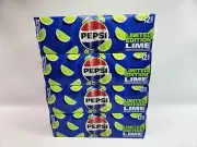 48 Cans Pepsi Lime - 4 Packs of 12 Cans - Limited Discontinued