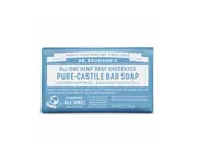 Dr. Bronner's Pure-Castile Bar Soap Baby Unscented 140g