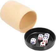 ibasenice ES Cups Dice Tray Dice Game Cups KTV Bar Supplies Small Dice Holder for Dice Game Prop Party Entertainment Supplies