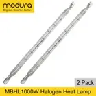 2 x Modura 1000W Halogen Heat Lamp for Slender Bathroom Heaters & Martec Linear