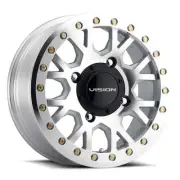 15x6 Vision GV8 Invader Gunmetal Machined UTV BEADLOCK Wheel 4x115 (32mm)