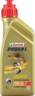 12 Pcs CASTROL POWER 1 4T 15W-50 1L BUNDLE