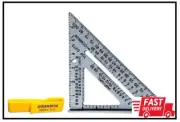 Swanson Tool 7 Inch Aluminum Speed Square with Black Markings & Blue Book, Model
