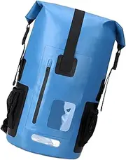 harayaa 35L Waterproof Roll Top Dry Backpack Ergonomic Design 28x52cm PVC Dry Sack for Fishing Camping Multipurpose Lightweight