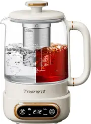 27oz Electric Glass Kettle - 11 Temperature Control 4 Presets with Infuser