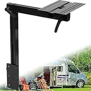 360° RV Caravans Swivel Table Leg, Removable Aluminum Alloy Table Leg Bracket, 50kg Load Height Adjustable RV Furniture Legs Accessories Laptop Desk Leg, for RV, Boats, Motorhome