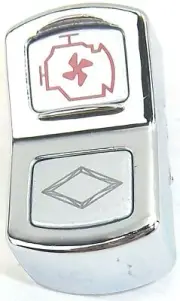 Hana Actuator Rocker Switch Cover for Peterbilt 06+ Engine Fan Translucent #4606