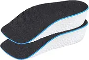 GOOHOCHY 1 Pair Heightening Insoles Height Increase Insoles for Women Shoe Height Increase Pads Heel Lift Arch Support Heel Lift Pads Arch Support Shoe Inserts Black Foaming