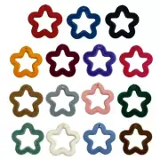 10Pcs Hollow Five-Pointed Star Bead Necklace Making Five-Pointed Star Bead