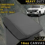 Toyota Landcruiser 300 Series VX XP7 Heavy Duty Canvas Console Lid (Made to Order)